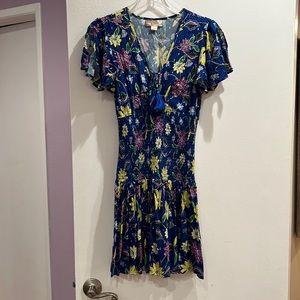 BOG Collective low west smocking dress